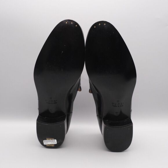 Gucci Men's GG LA Patch High Loomis Leather Loafers Men's Size 12 535298 - Picture 6 of 16